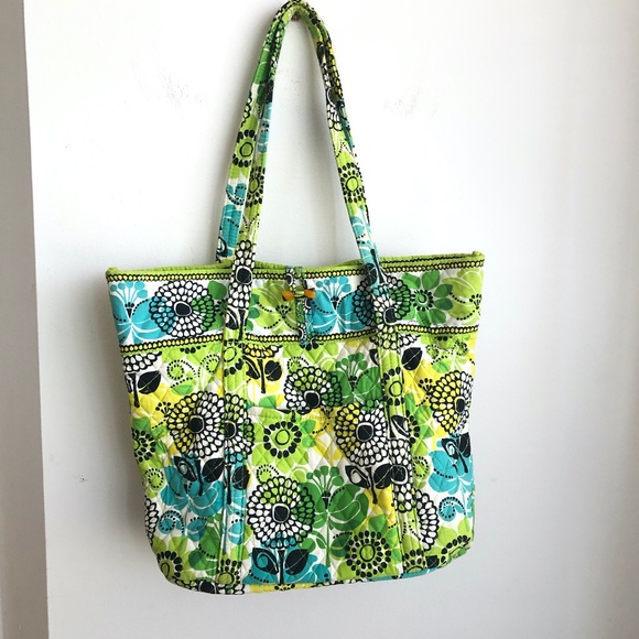 green vera bradley purse